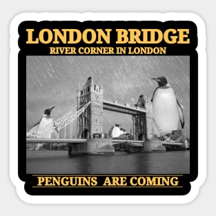 Penguins are coming Sticker